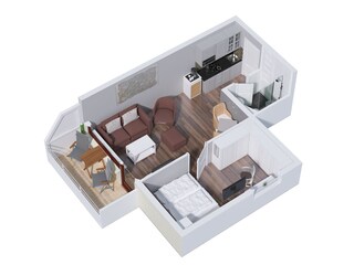 Appartamento per vacanze Westerland Pianta del piano 22