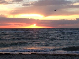 Romantik pur-Sonnenuntergang am Strand
