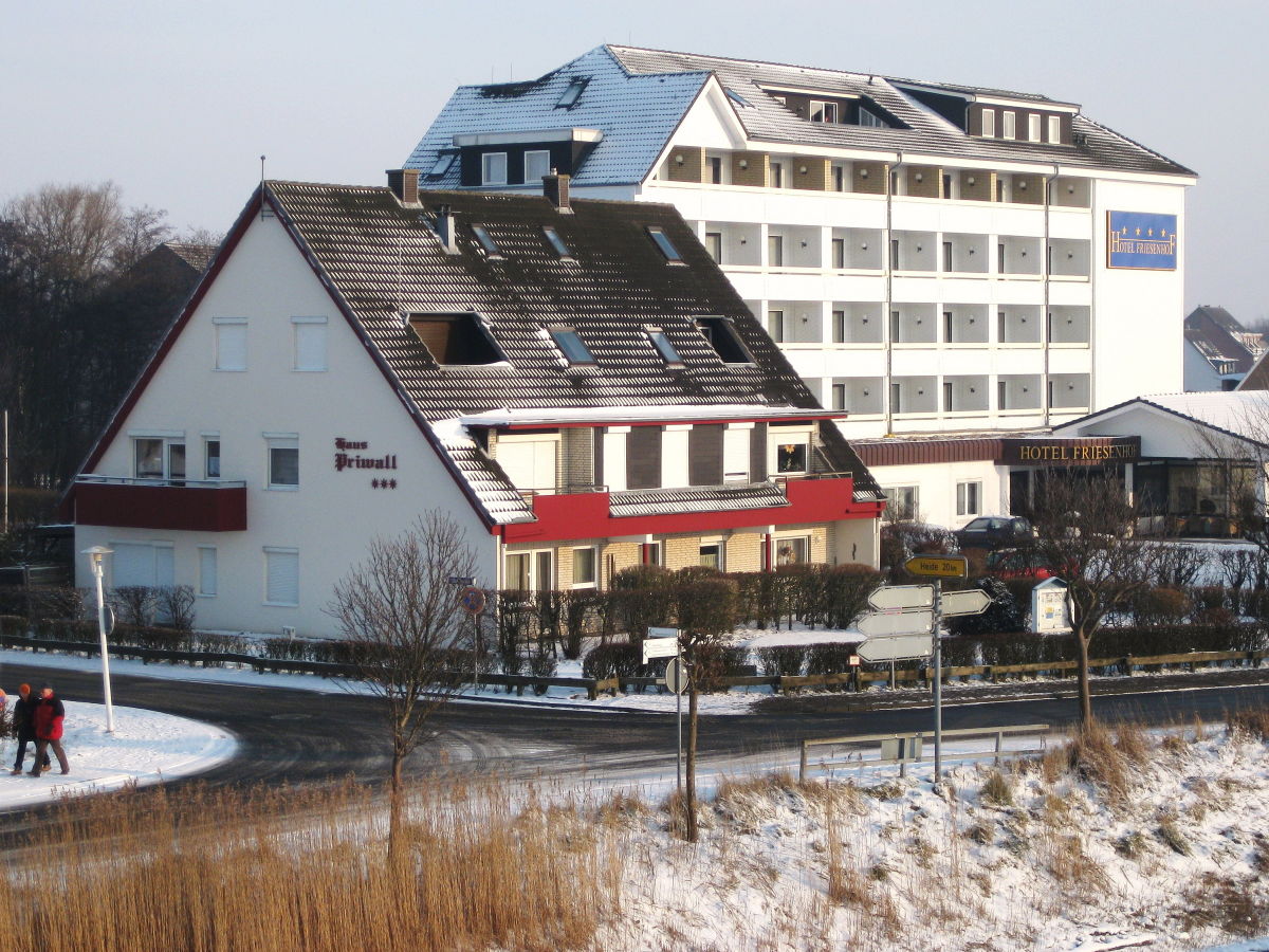 Ferienhaus im Winter