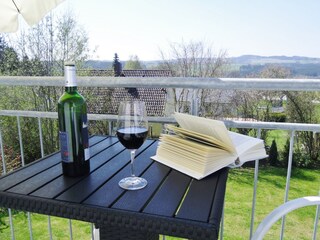 entspannen auf dem Balkon