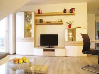 Schrankwand mit Sat-TV