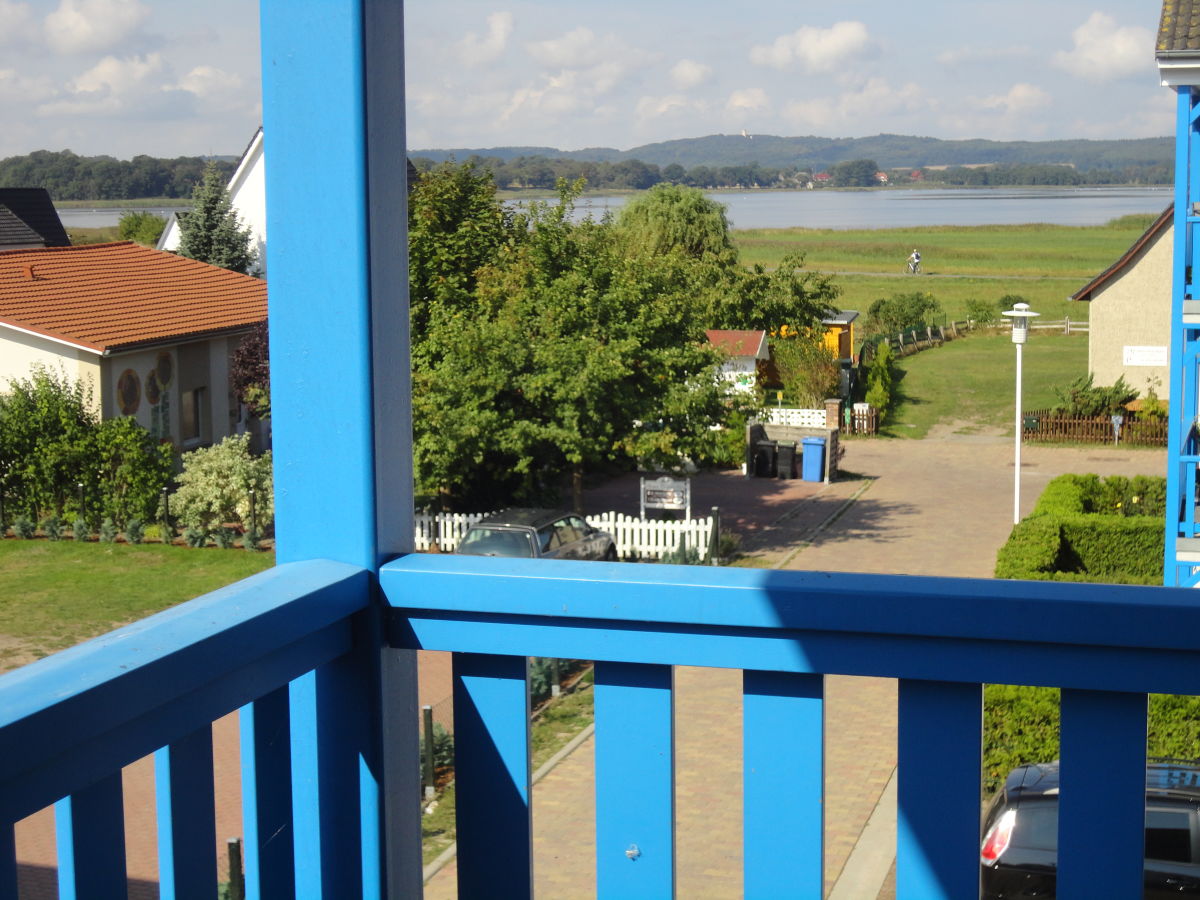 Idylle pur - Blick vom Balkon auf den Selliner See