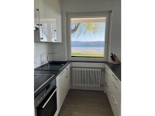 Ausblick auf den See beim Kochen