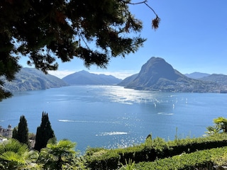 Wanderwege mit spektakulärem Blick auf den Luganersee