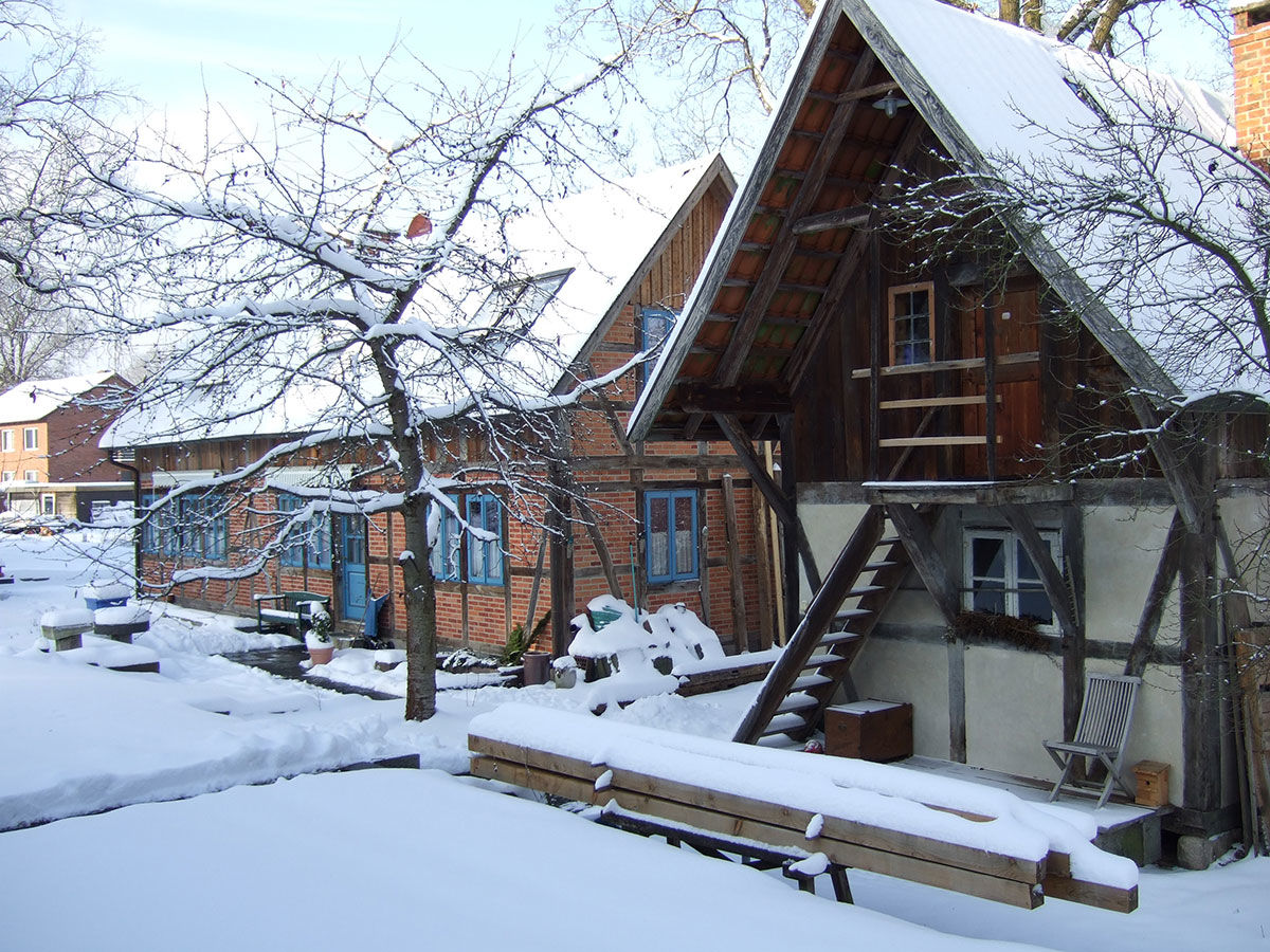 Winterstimmung auf dem Hof Heidekate