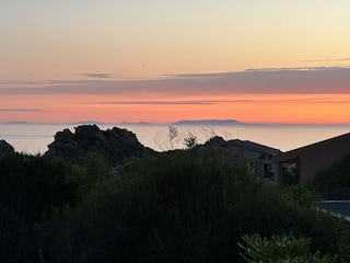 Sicht auf Insel Asinara