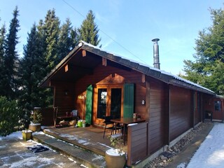 Mörkens Hütte in winter