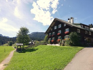 Vakantieappartement Hirschegg im Kleinwalsertal Buitenaudio-opname 2