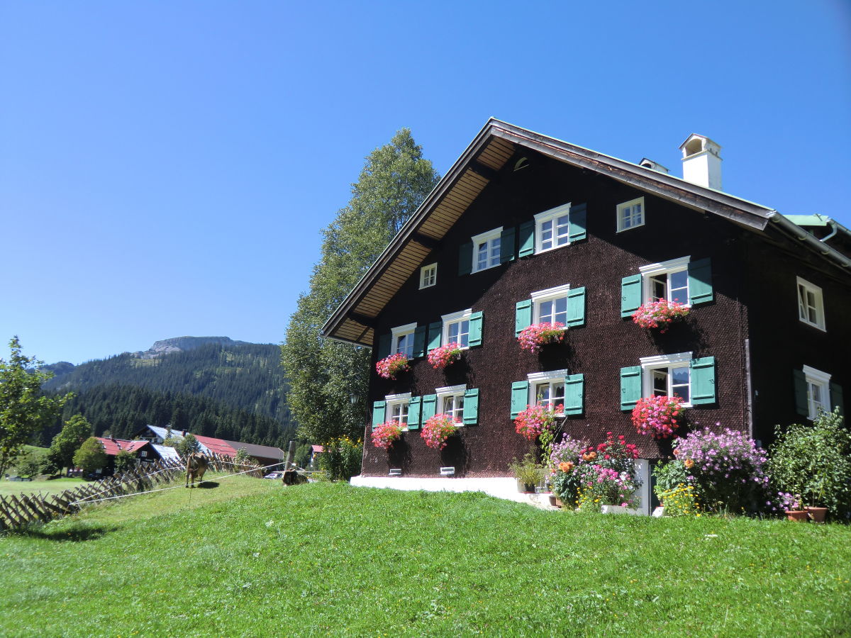 Vakantieappartement Hirschegg im Kleinwalsertal Buitenaudio-opname 1