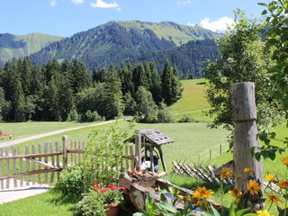 Vakantieappartement Hirschegg im Kleinwalsertal Buitenaudio-opname 4