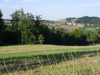 Blick auf Großschönach