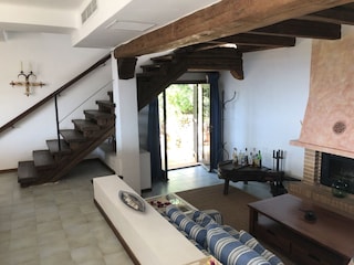 Treppe zum 1.OG Eltern - Zugang Terrasse links