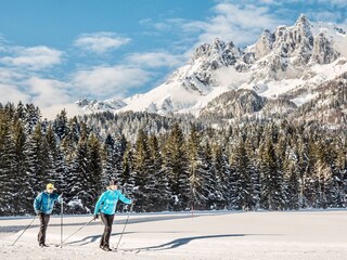 30Loipen im 15min Radius; Loipeneinstieg 100m ab Chalet