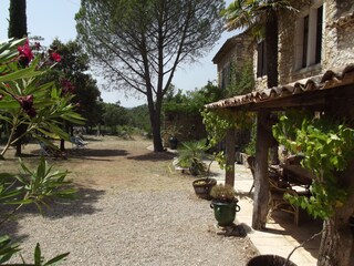 Blick Westen vor der Terrasse