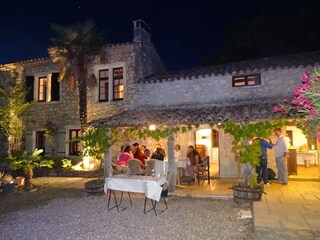 Terrasse am Abend