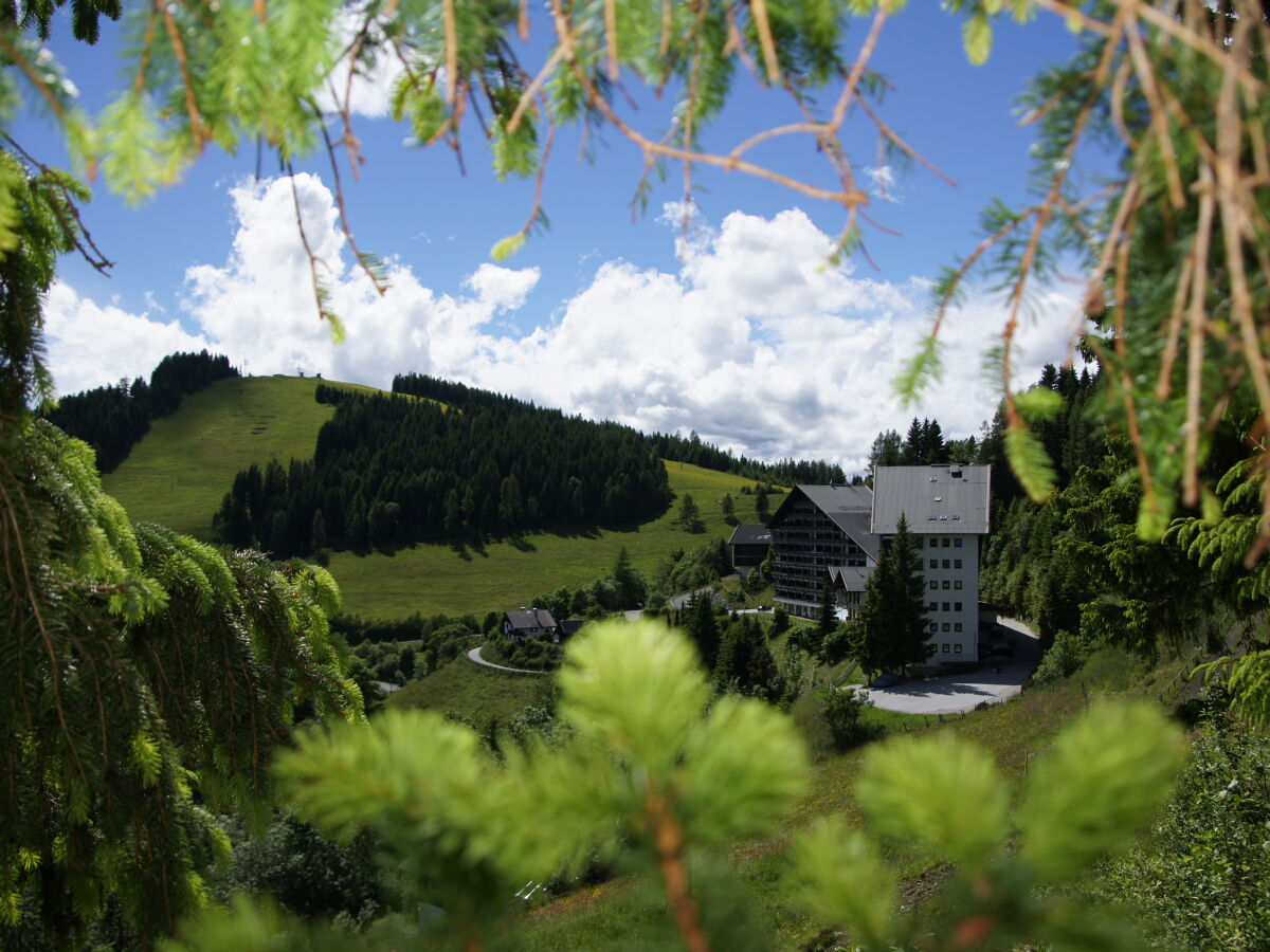 Blick auf die Wohnanlaga