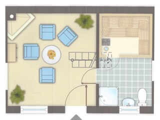 Vakantieappartement Warnow bei Grevesmühlen Grondplan 23