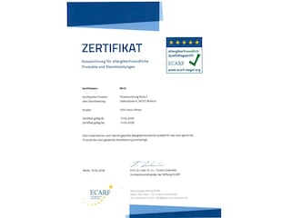 ECARF Zertifizierung 2026 bis 2028