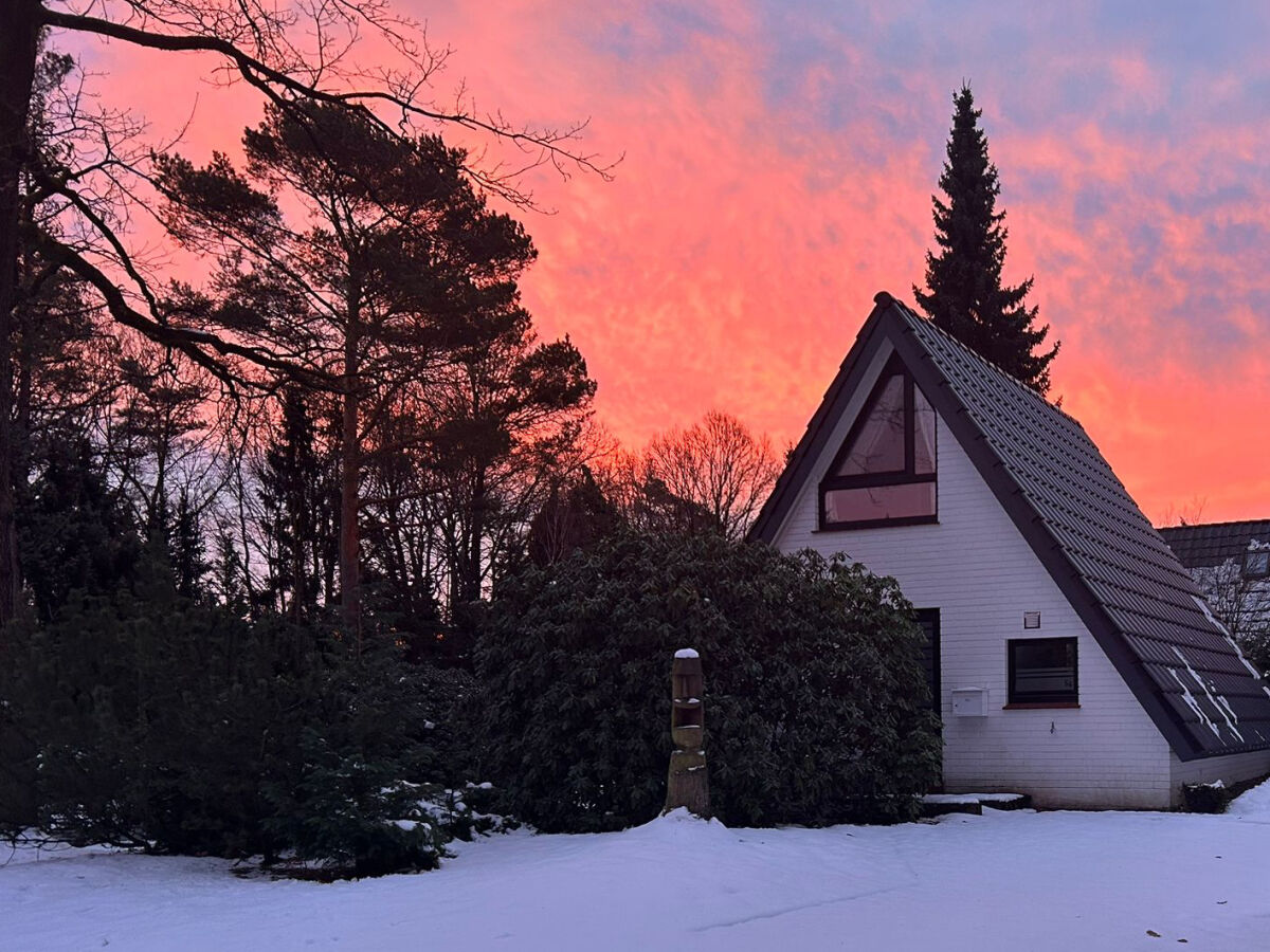 Sonnenuntergang im Winter