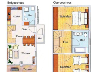 Casa de vacaciones Glowe Plano de planta 22