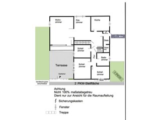 Grundriss Wohnung EG