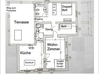 Appartamento per vacanze Capoliveri Pianta del piano 41