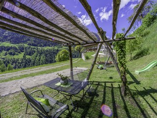 Sitzecke auf unserer schönen Spielplatz