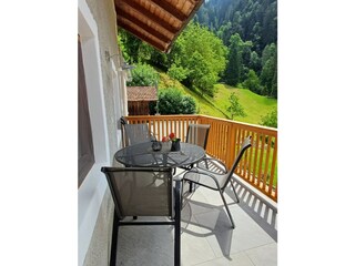 Sehr geräumiger Balkon