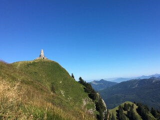 Hunter monument on the Grünten