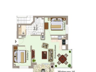 Appartamento per vacanze Großenbrode Pianta del piano 24