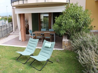 terrace, garden