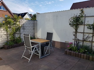 Windgeschützte Terrasse