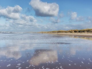 Strand und Meer im Januar