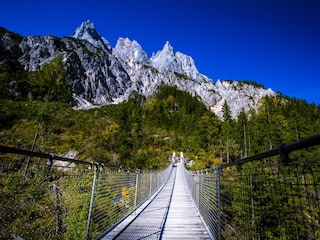 Hängebrücke im Klausbachtal - Nationalpark Berchtesgade