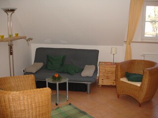 Ferienwohnung Himmelpfort Wohnzimmer 15