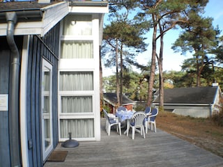 Terrasse im Sonnenschein