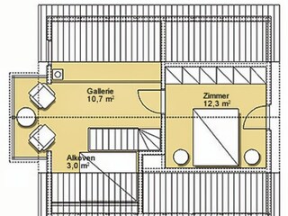 Casa per le vacanze Baabe Pianta del piano 25