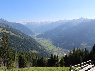 The Gastein Valley as seen from the Maierhofer alpine meadows