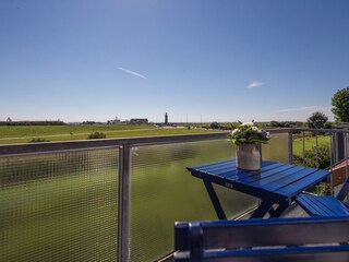 Südbalkon mit Wattenmeerblick