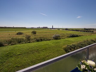 Südbalkon mit Wattenmeerblick