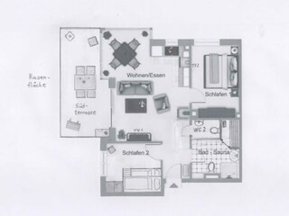 Apartamento de vacaciones Großenbrode Plano de planta 34