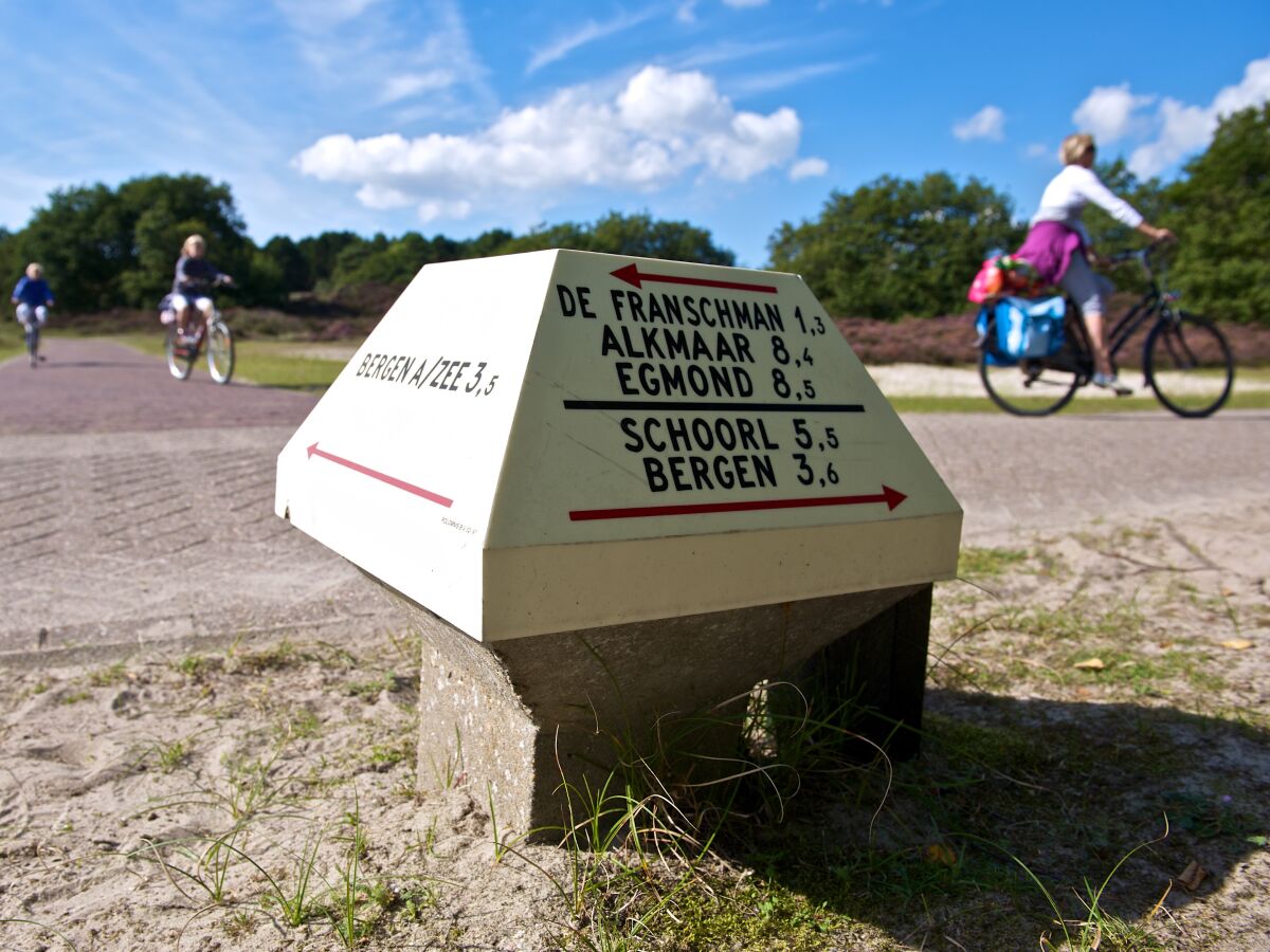 Radfahren und Wandern in die Dünen