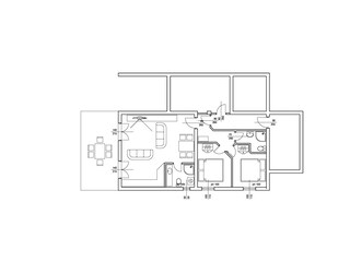 Villa Trogir Grondplan 21