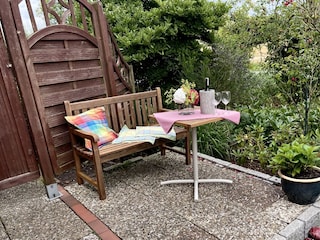 Terrasse vor der Eingangstür