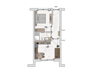 Appartamento per vacanze Algund Pianta del piano 23