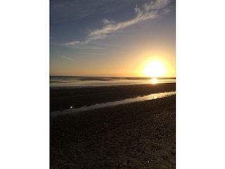 Abendstimmung aus dem Strandkorb