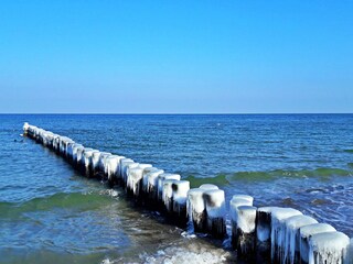 Ostsee im Winter bei herrlichstem Sonnenschein