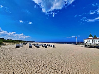 Strand und Seebrücke von Ahlbeck