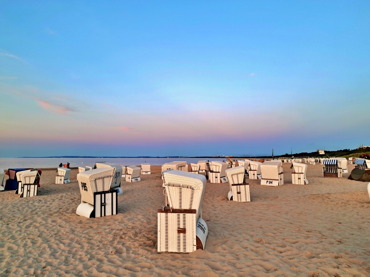 Strand mit Strandkörben