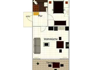 Appartamento per vacanze Heringsdorf (Seebad) Pianta del piano 18